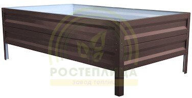 Грядки с полимерным покрытием высотой 40 см